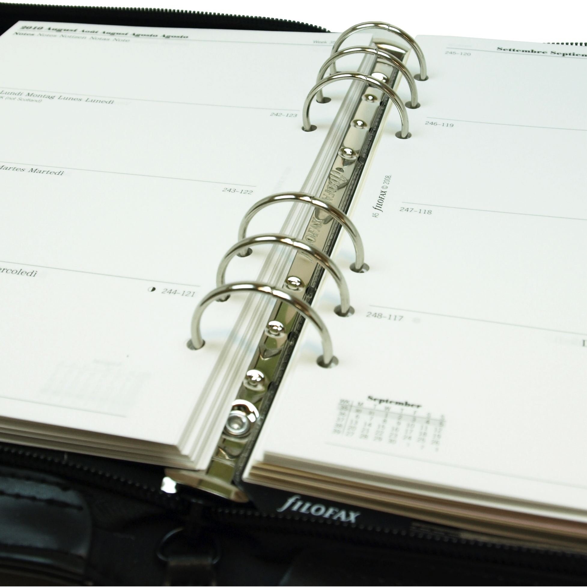 Filofax Norfolk – Organizador De Taaño Personal, Lavanda, Cuero Suave