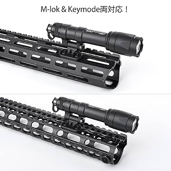 実物 シュアファイア 6P フラッシュライト ライラクス シフトマウントリング付 ノーブランド SureFire 6P タイプ LEDライトとBigDragon製DD