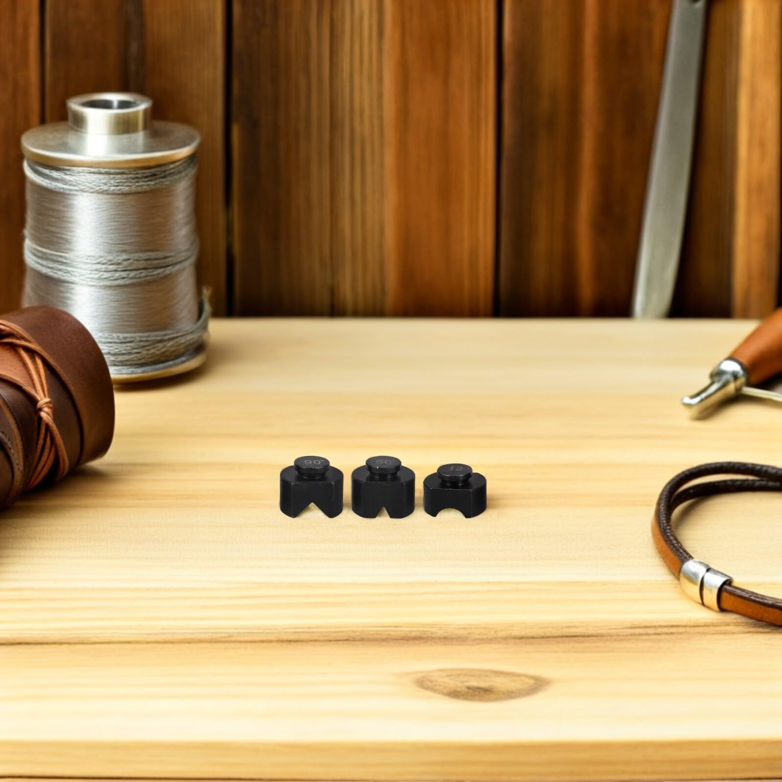 ORFOFE Matrices para Doblar Anillos de Acero Cromado Negro 8 Piezas Accesorios para Máquinas Dobladoras de Joyas Herramientas Precisas para Fabricación y Bricolaje de Joyería