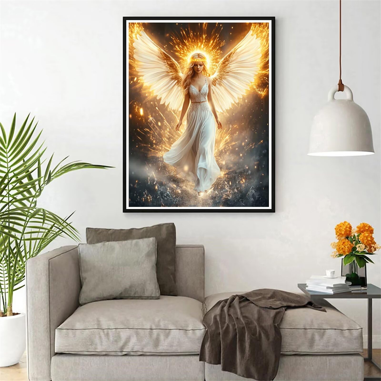 Diamond Painting 'Engel Fee' – 5D DIY Diamantbild, 30x60cm, Mit Allem Zubehör, Für Erwachsene & Kinder