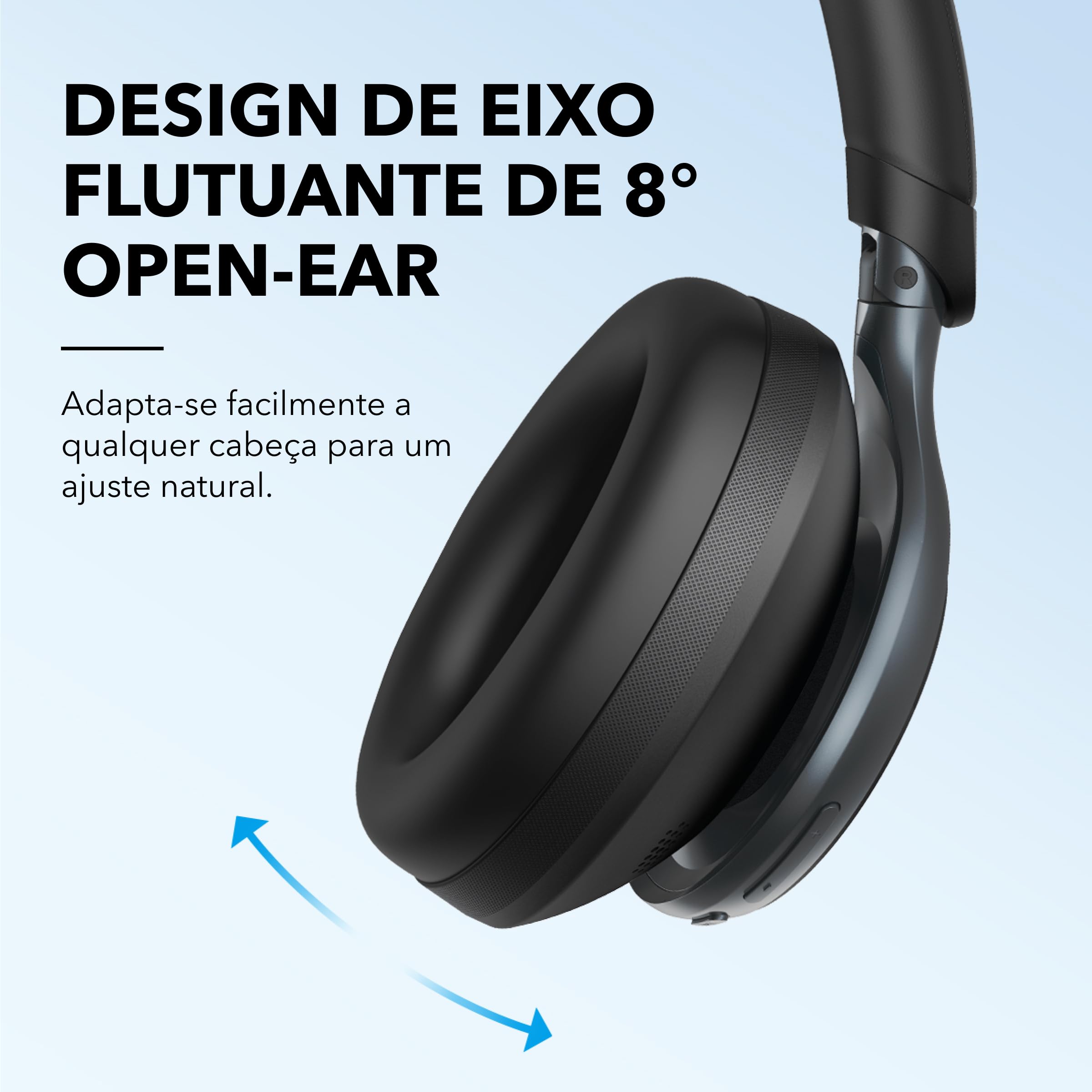soundcore Space One da Anker, Fone de Ouvido Bluetooth 5.3 com ANC