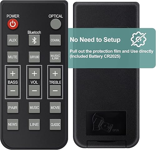 Miniatura 3 de Reemplazo de control remoto para barra de sonido Philips 996510054954, 996510050576, 996510063326 CSS2123 CSS2123BF7 CSS2133BF7 CSS2133 modelo con