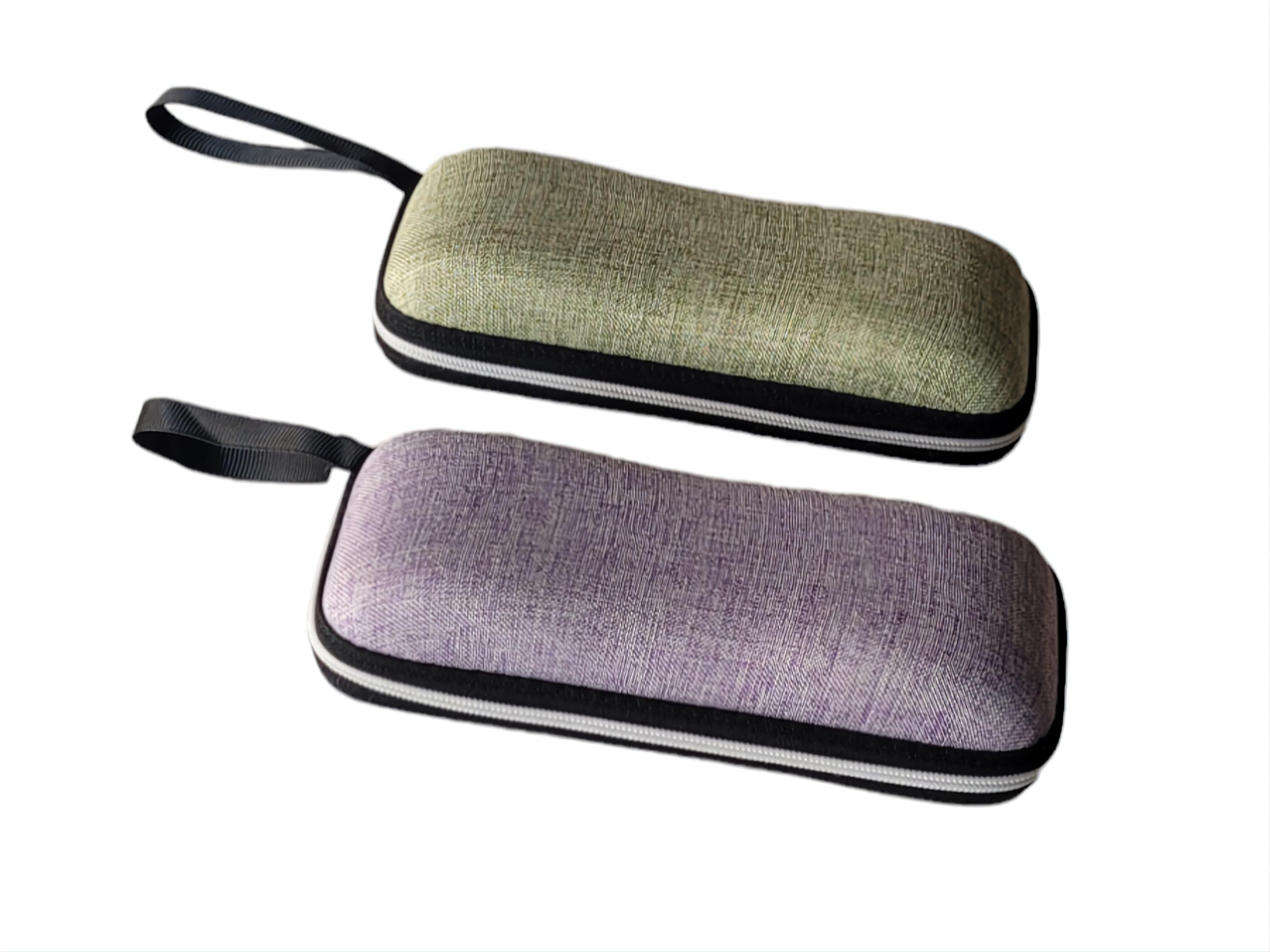 NooksUnisex Leather Shell Protective Case Box Pouch for Eyewear Spectacles and Reading and Computer Glass cases For Men and Women(Combo)