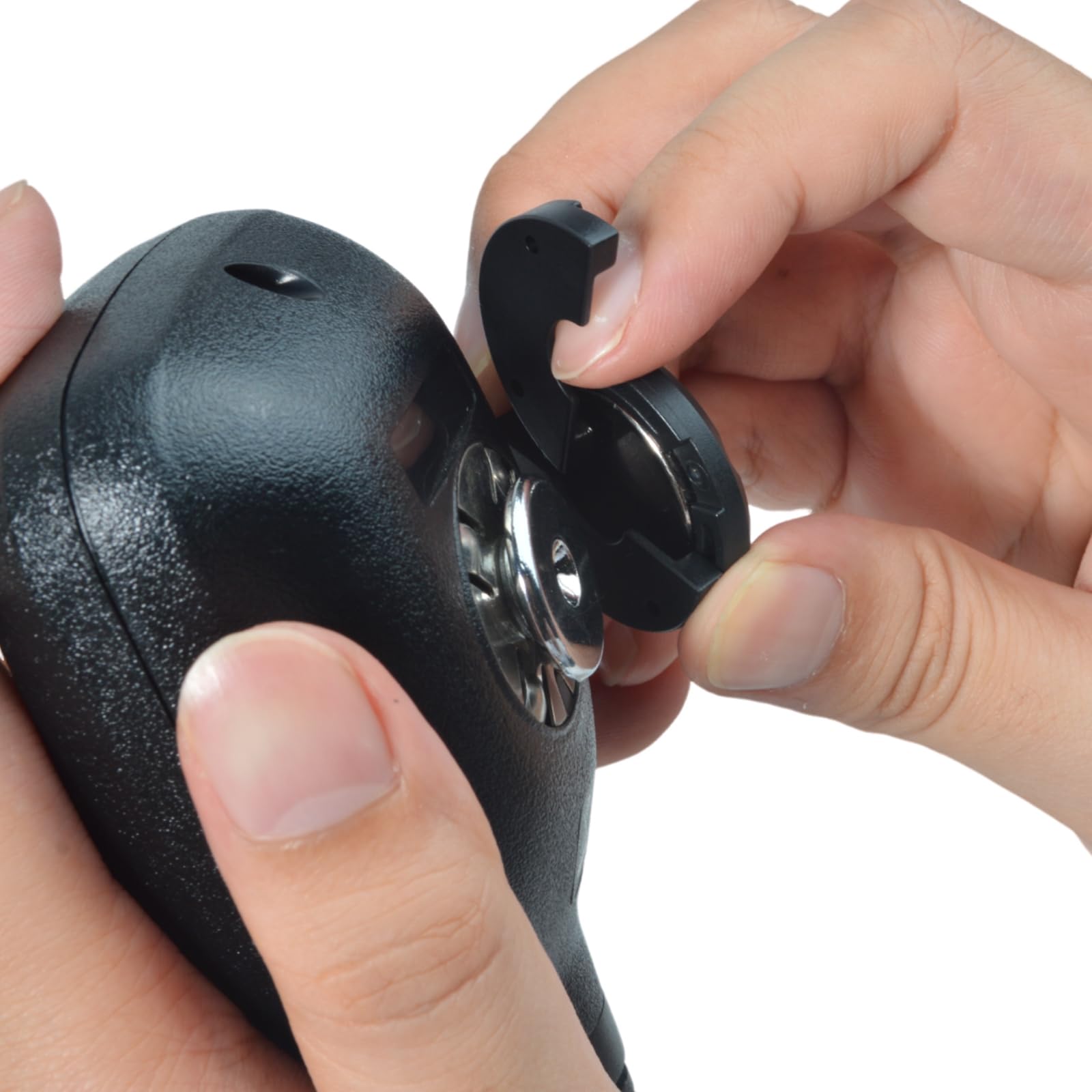 Microphone de Voiture à Ventouse magnétique Accessoire pour Radio Portable/Haut-Parleur Microphone/Haut-Parleur Radio Mobile Compatible avec Baofeng Motorola Quansheng (Noir)