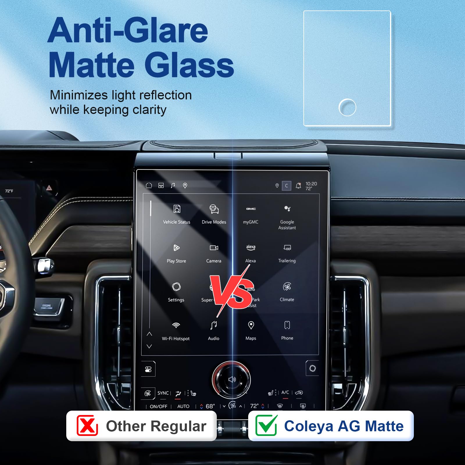 2024 Gmc Acadia Screen Protector BIBIBO Tempered Glass Screen Protector ...
