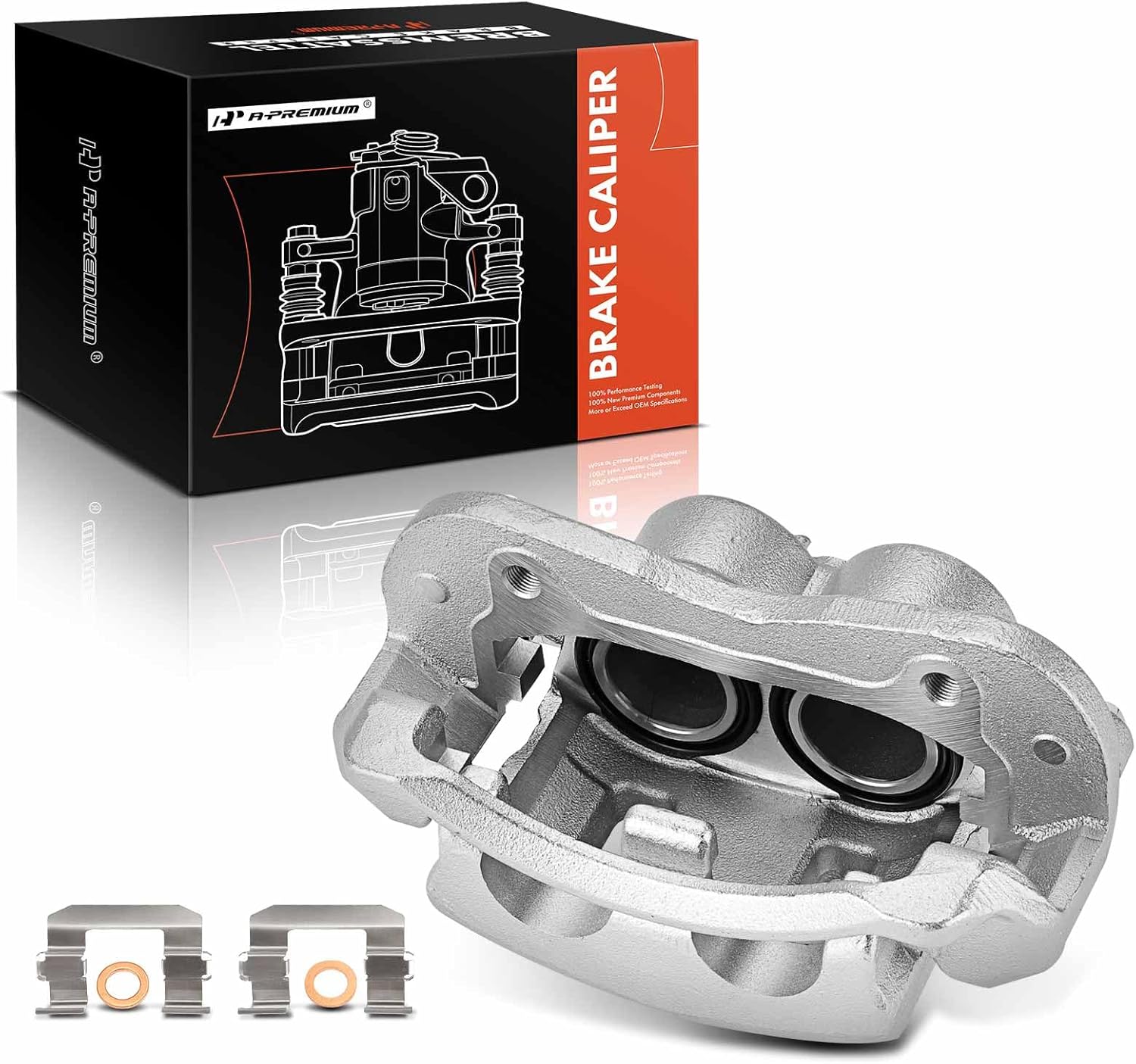 A-Premium Disc Brake Caliper Assembly with Bracket Compatible with Kia Sorento 2005 2006 2007 2008 2009 - Front Left Driver Side
