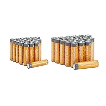 Amazon Basics, confezione da 48 batterie alcaline AA e AAA ad alte prestazioni, 24 batterie AA e 24 batterie AAA, 1,5 Volt, durata di 10 anni