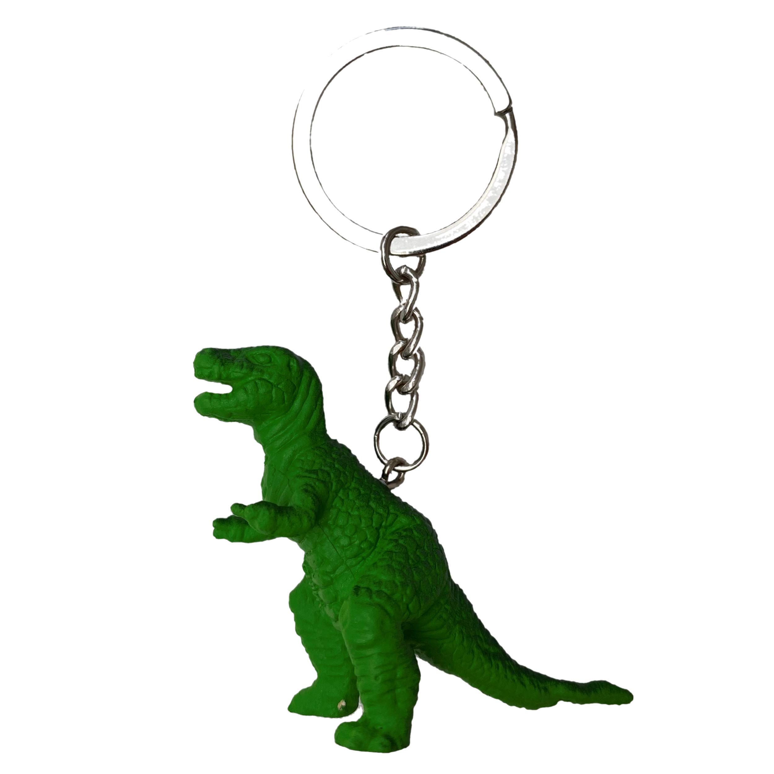 5 Pcs Dinosaur Key Rings With Mini Figures for Men and Women