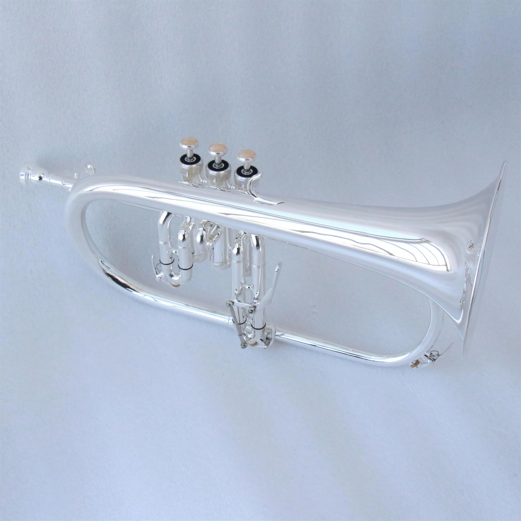 trompeta instrumento musical Trompeta Profesional De Gama Alta Sib Plateada Si Bemol
