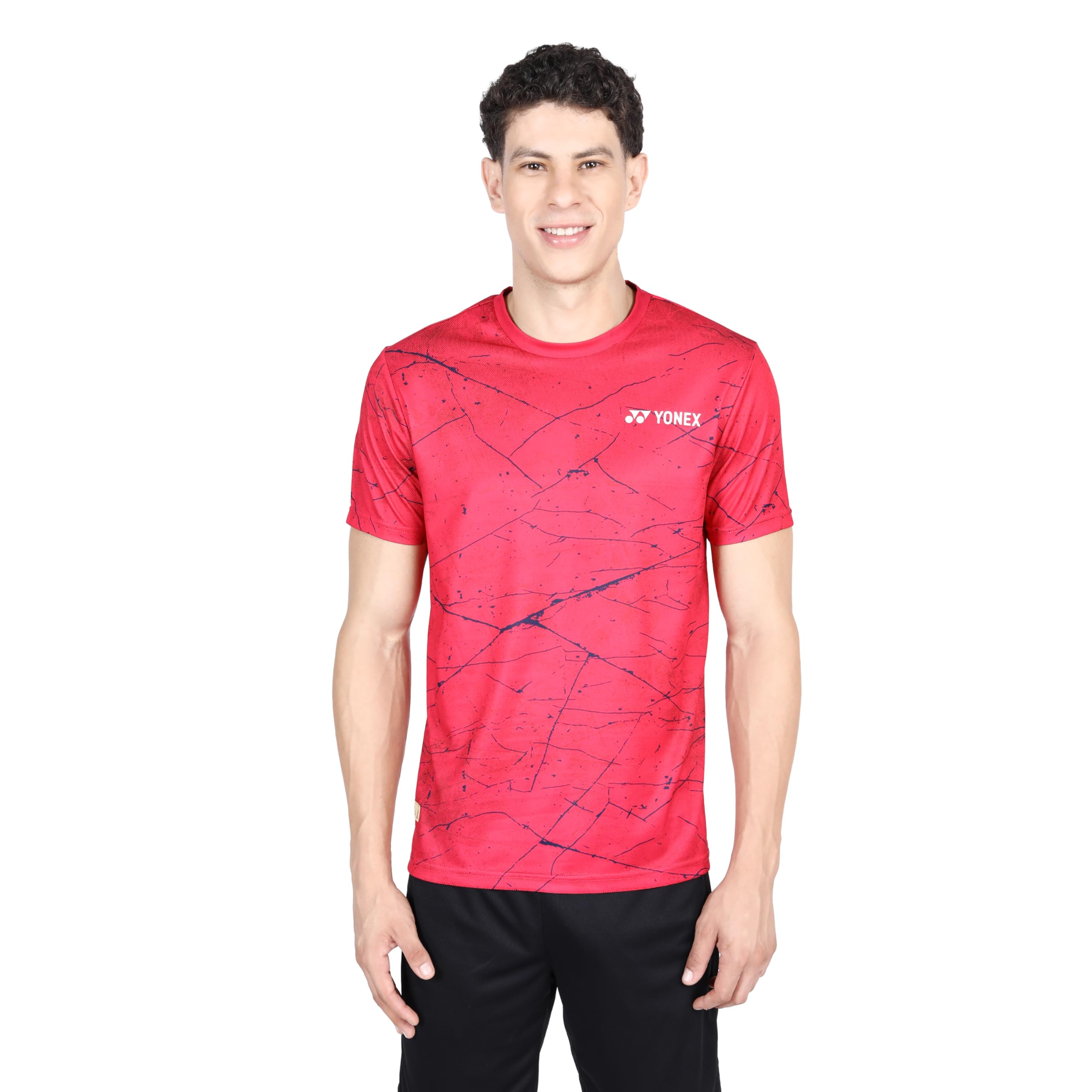 YONEX Essentia Junior T-Shirt - Sustainable Performance | TruDry Moisture-Wicking | Cool, Dry and Comfortable | Round Neck | Light Weight | Eco-Friendly T-Shirt Recycled Plastic Bottles-image-2