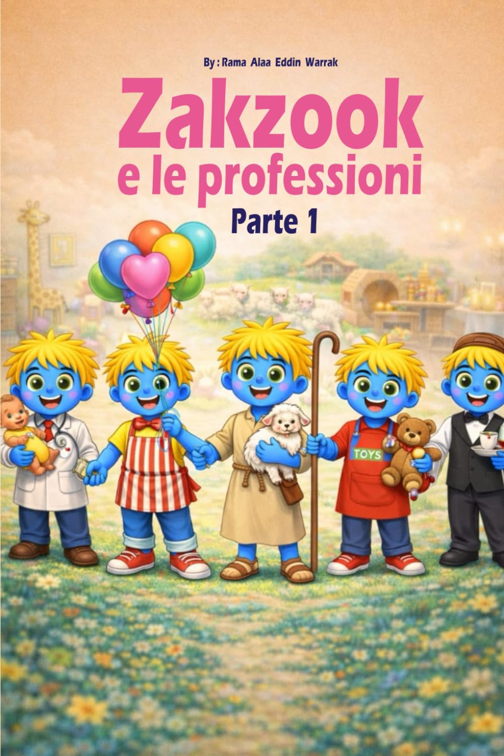 Zakzook e le Professioni – Parte 1: Un libro illustrato educativo per bambini dai 2 ai 7 anni Per imparare i mestieri giocando