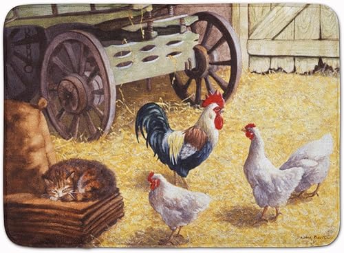 Caroline's Treasures BDBA0339RUG - Tapete de espuma viscoelástica lavable a máquina, tapete de baño antideslizante, duradero, grueso, lavable a