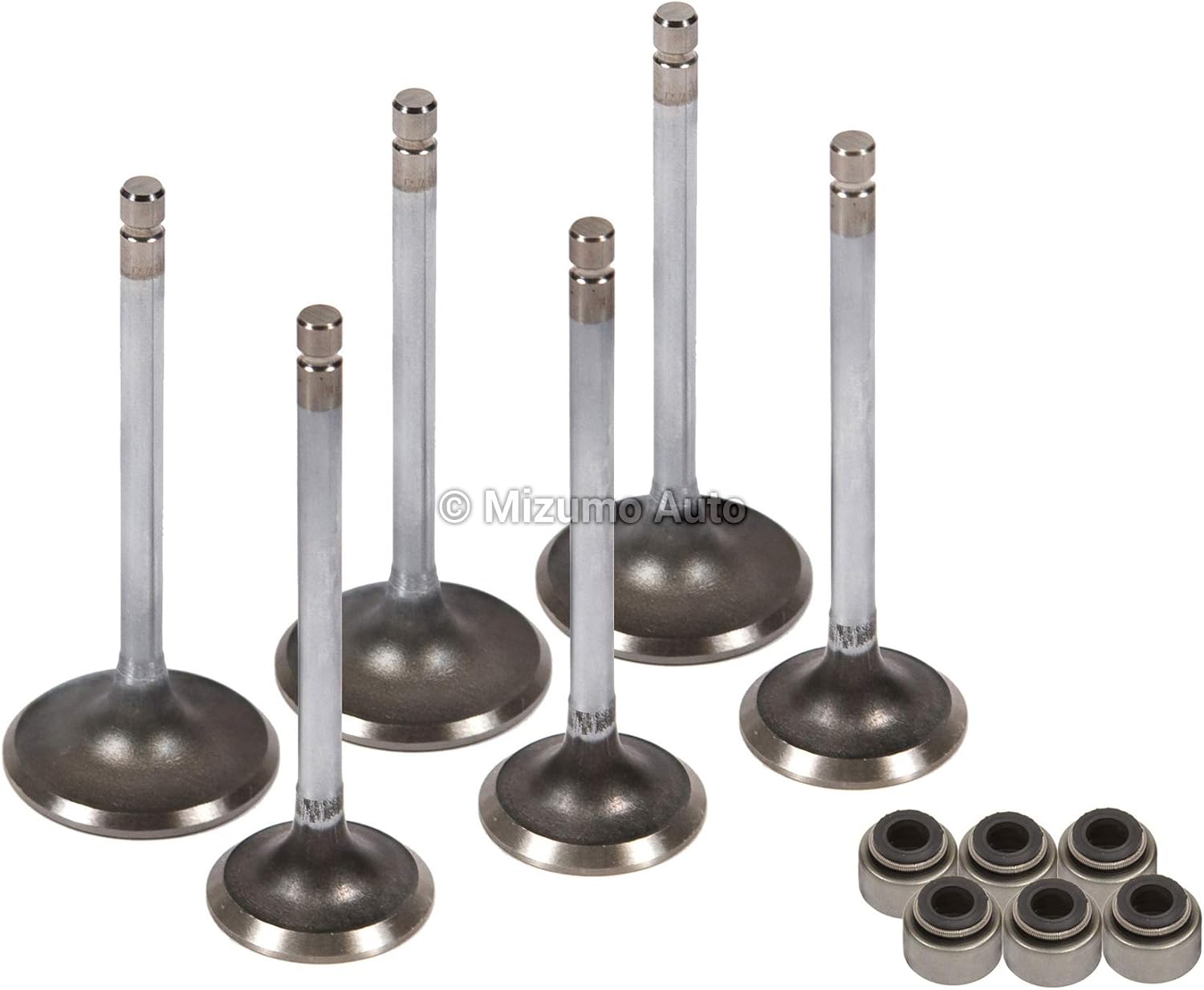 Evergreen IEV8006S Compatible With 89-00 Geo Chevrolet Metro Pontiac Firefly 1.0 SOHC G10 Intake Exhaust Valves (with Valve Stem Seals)