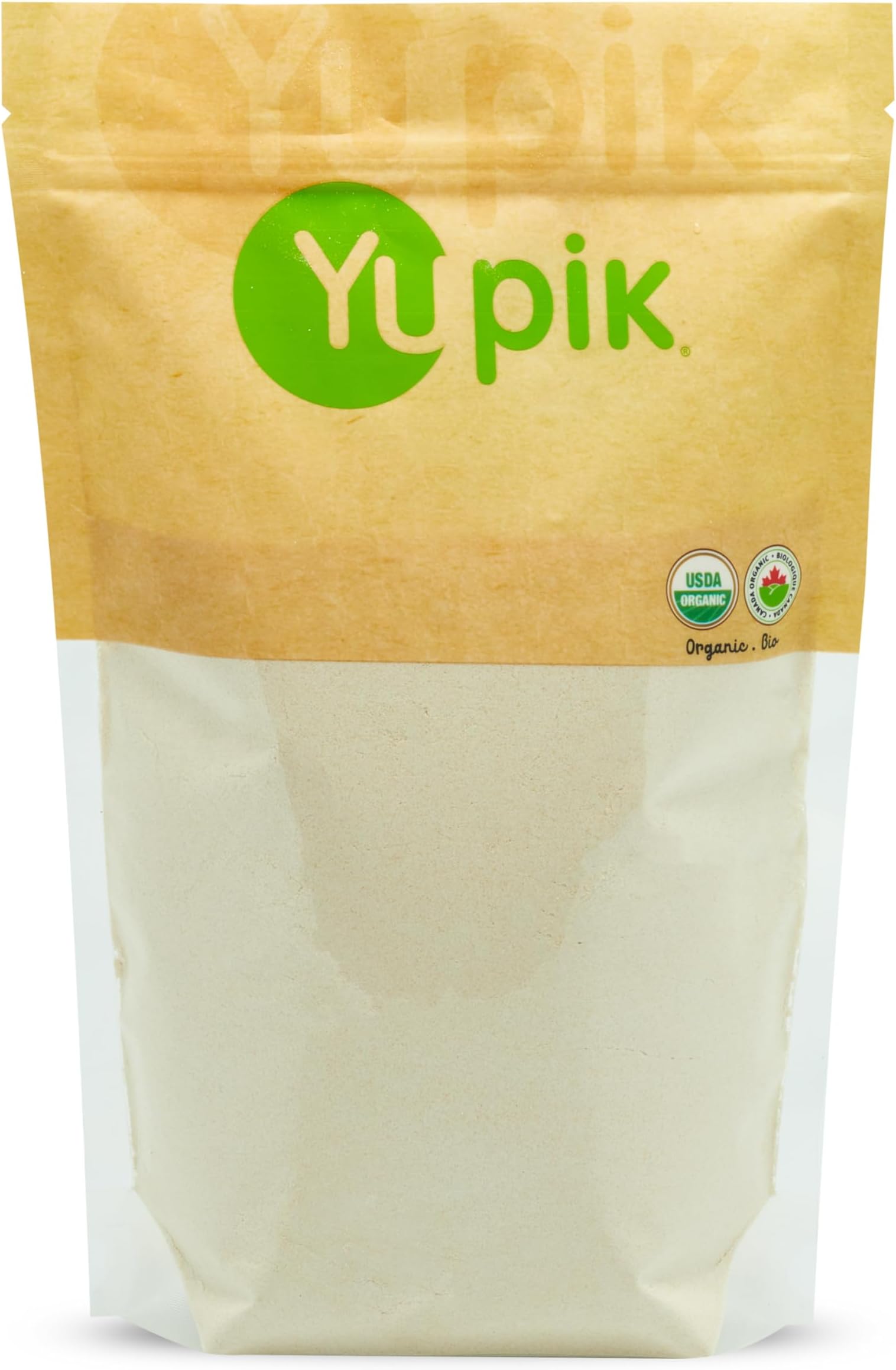 Yupik Organic Amaranth Flour 2.2 lb (35.2 oz), USDA Certified, Gluten-Free, Non-GMO, Vegan, Kosher, Finely Milled Nutty Flour, Non-Flavoured, Ideal for Baking & Cooking