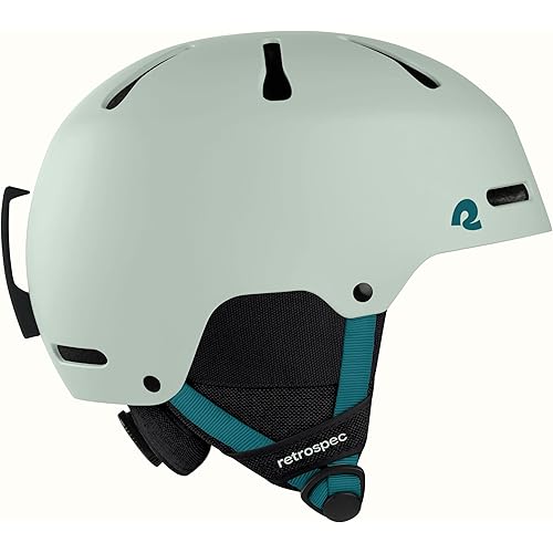 Retrospec Comstock Ski Helmet - Snowboard Helmet for Adults & Youth - Adjustable Fit Snow Helmet with Protective Shell and Breathable Vents for Men, Women, Boys & Girls