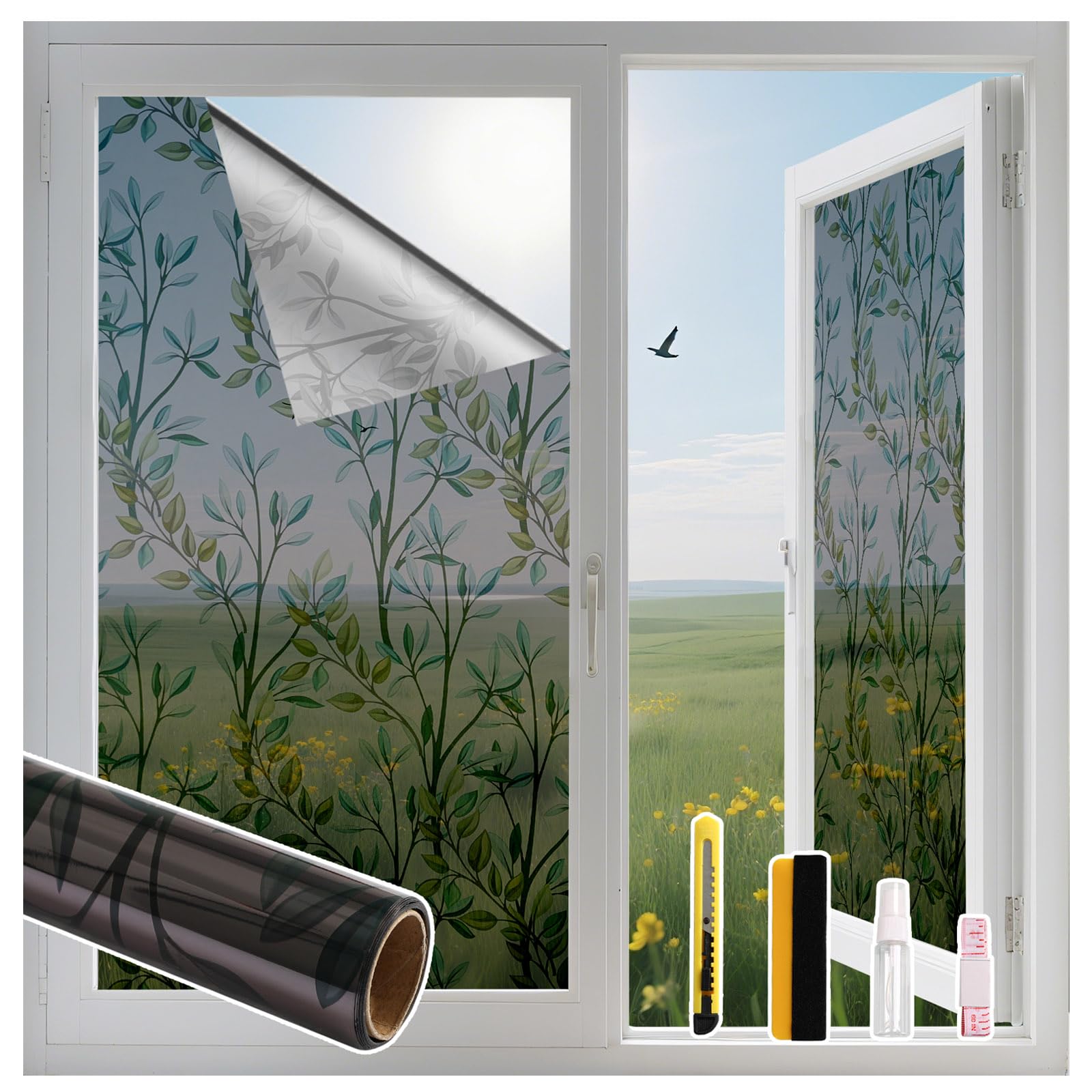 Finnez Fensterfolie - UV Sonnenschutzfolie