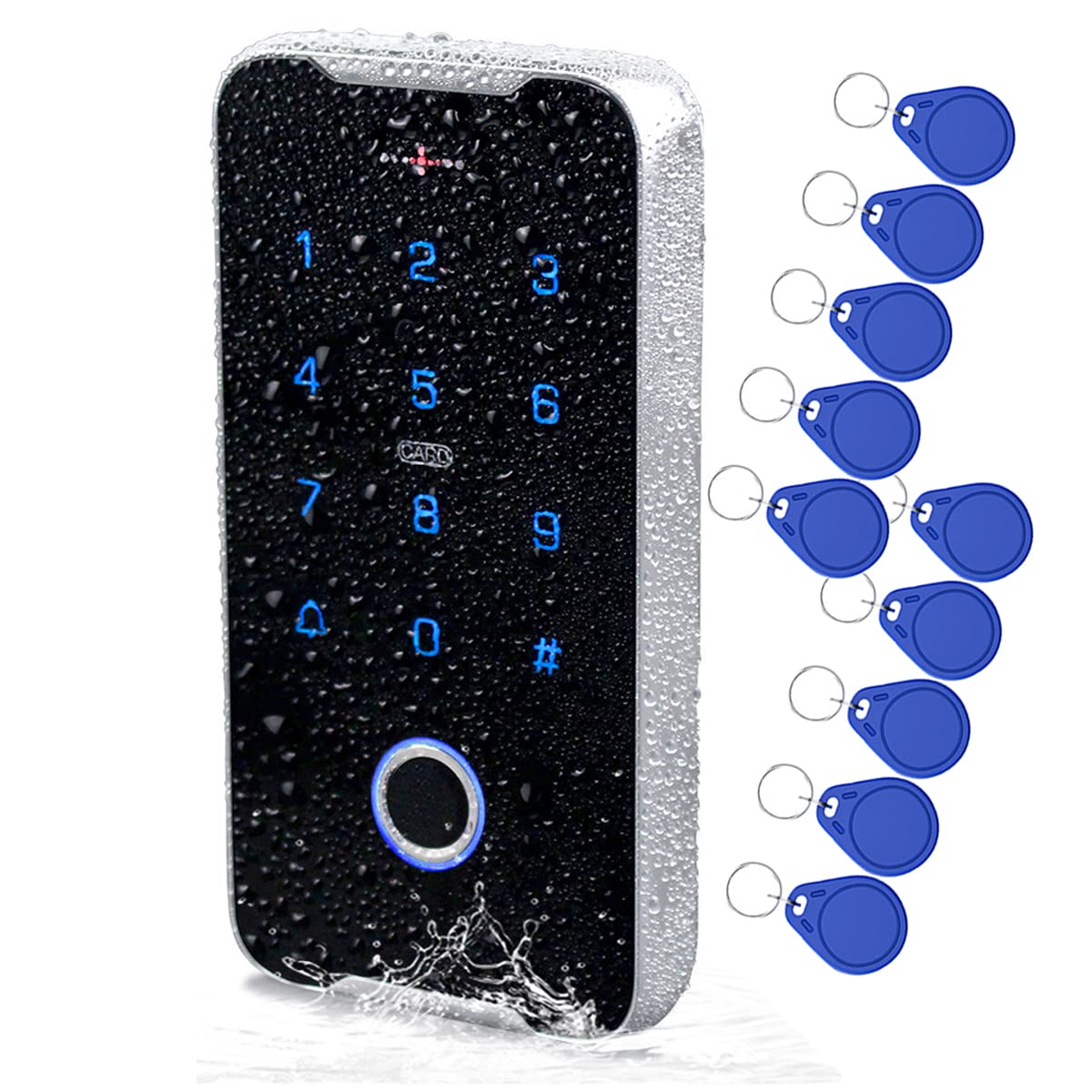 Amazon.com : JASAG IP68 Fully Waterproof Fingerprint RFID Keypad