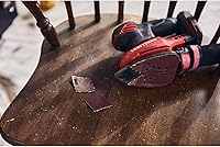 Vista 6 de CRAFTSMAN Lijadora de detalles inalámbrica 20V MAX, solo herramienta (CMCW221B), color rojo