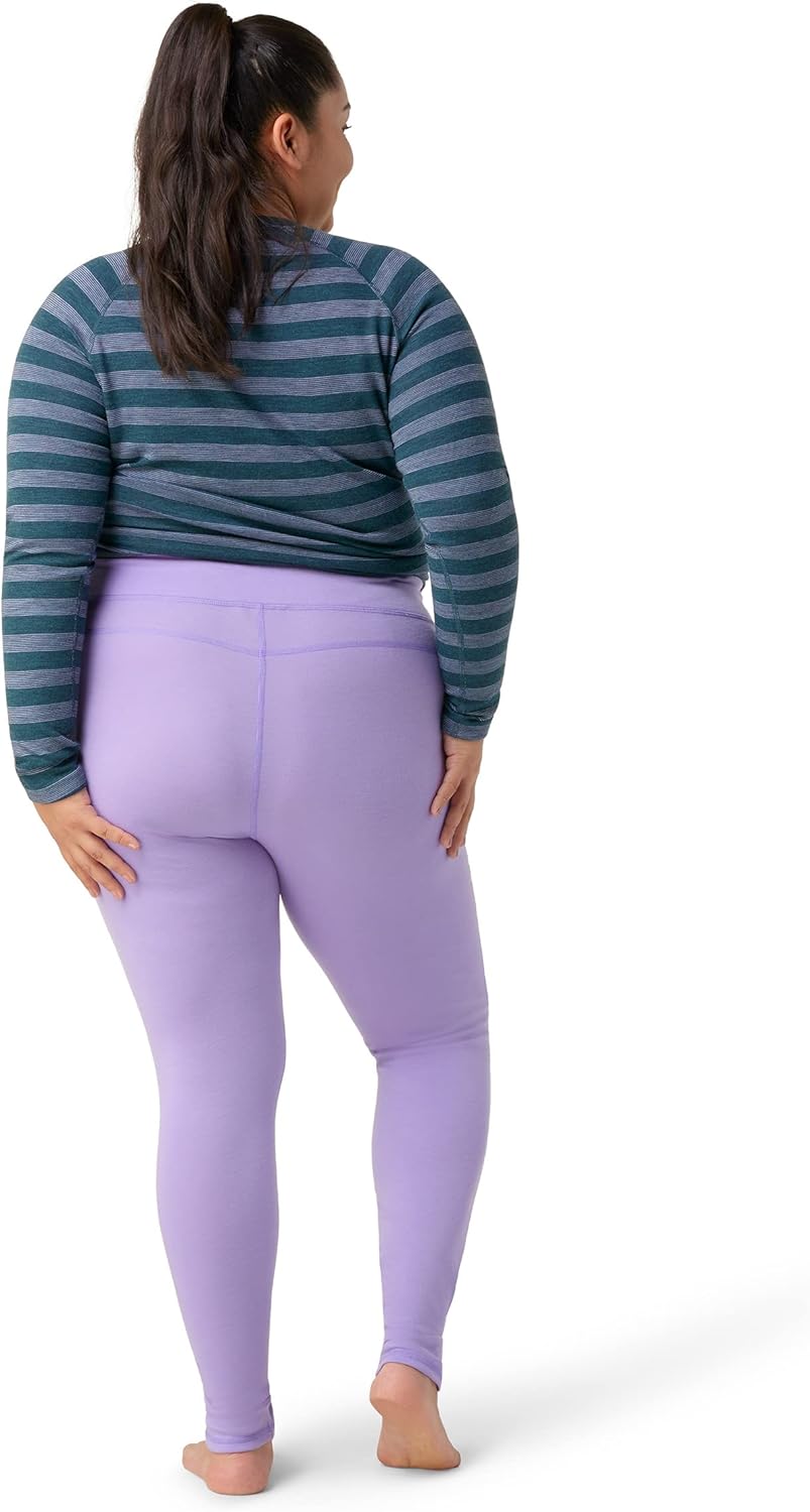 Smartwool Women's Plus Size Classic Thermal Merino Wool Base Layer — Mid Rise Bottom (Slim Fit) Ultra Violet, 1X - Image 4