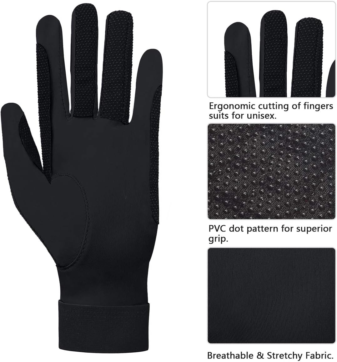 ChinFun Women's Horse Riding Gloves Stretchable Equestrian Gloves Breathable for Outdoor Horseback Cycling Driving : Sports & Outdoors