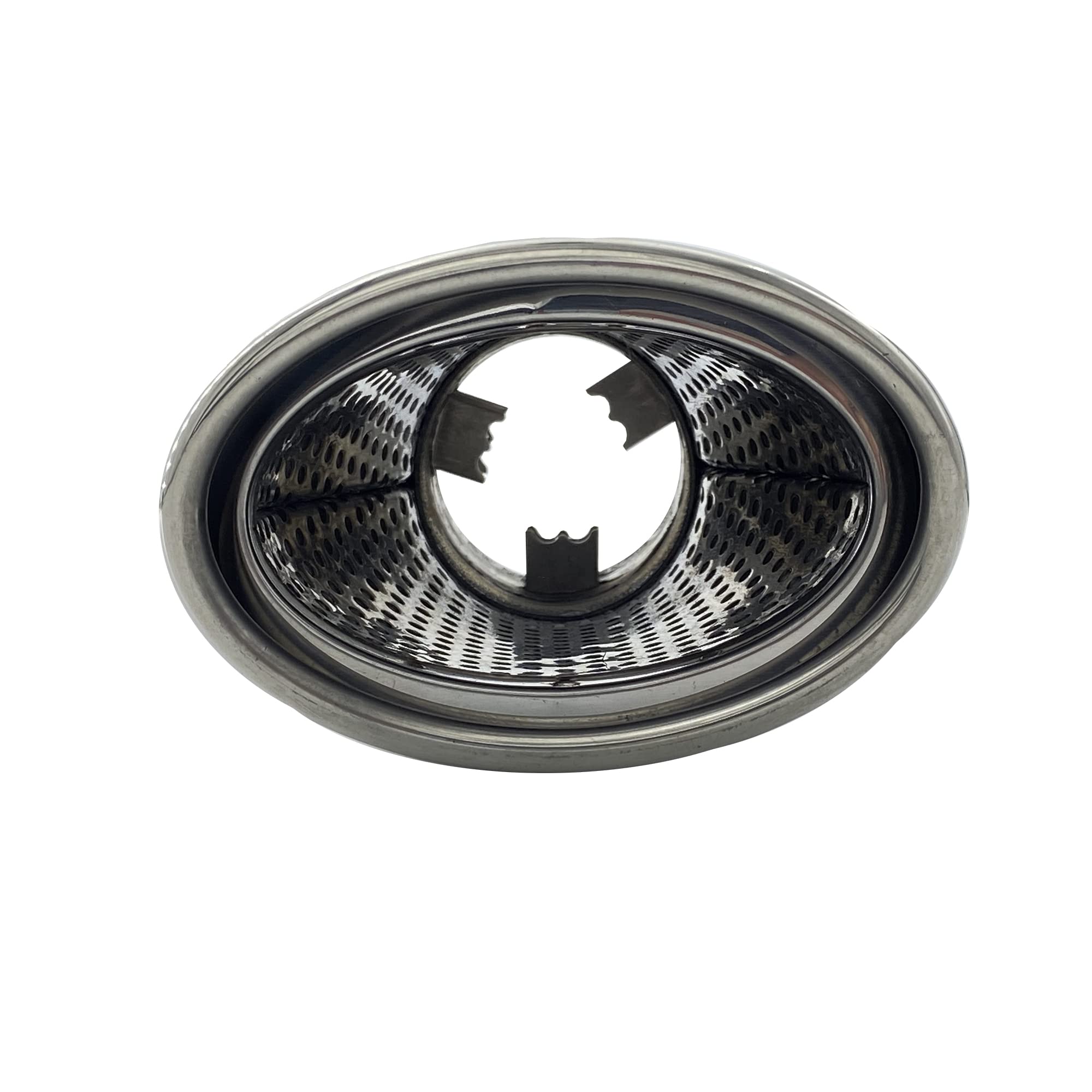Simoni Racing Cola de Tubo de Escape Deportiva Ovalada Acero Inoxidable - 119x76xL178mm - Montaje ->55mm