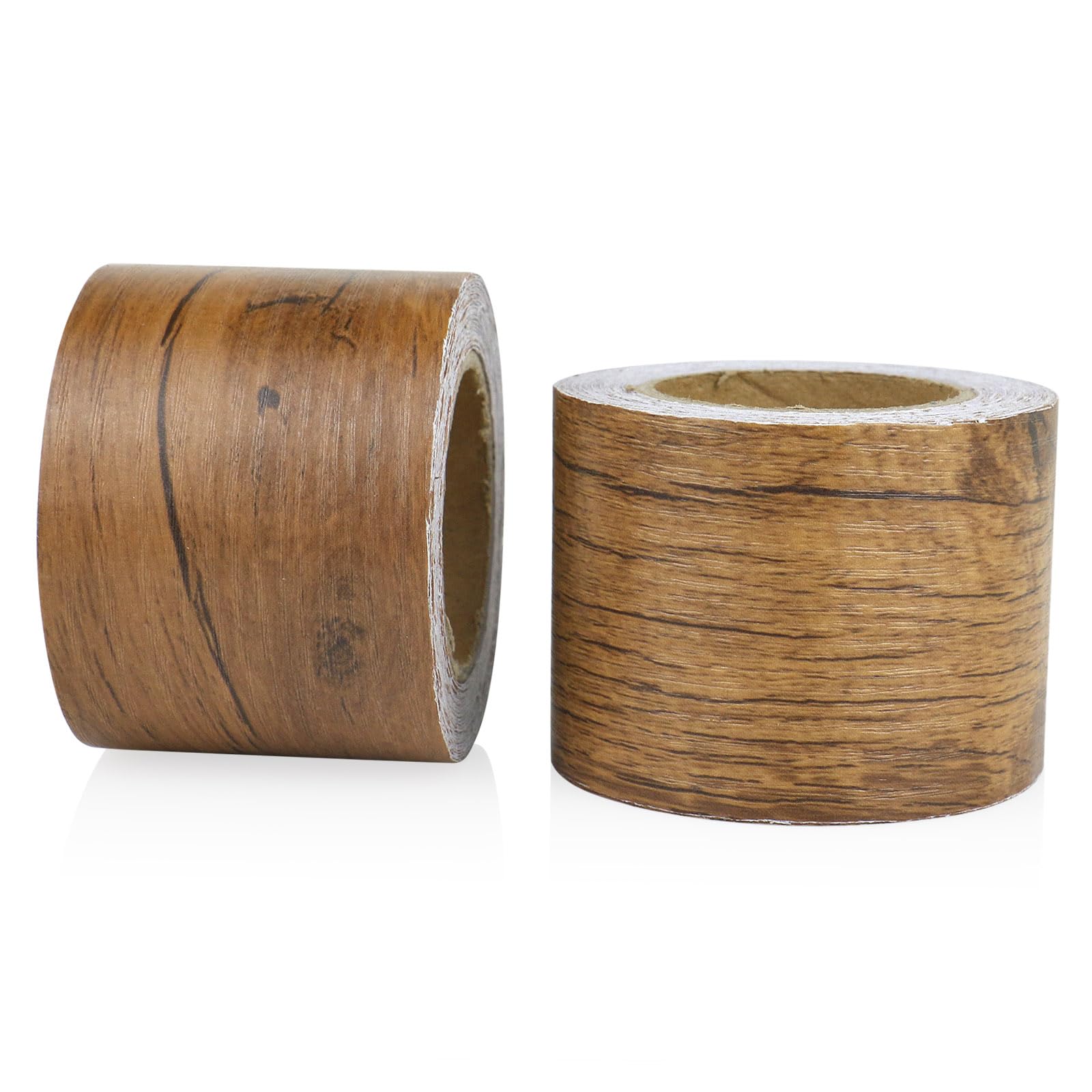 BOMEI PACK Wood Grain Repair Tape,Self Adhesive Repair Patch for Furniture, Floors, Cabinets, Windows, Doors, RV, Home Decor and DIY Projects (2R,