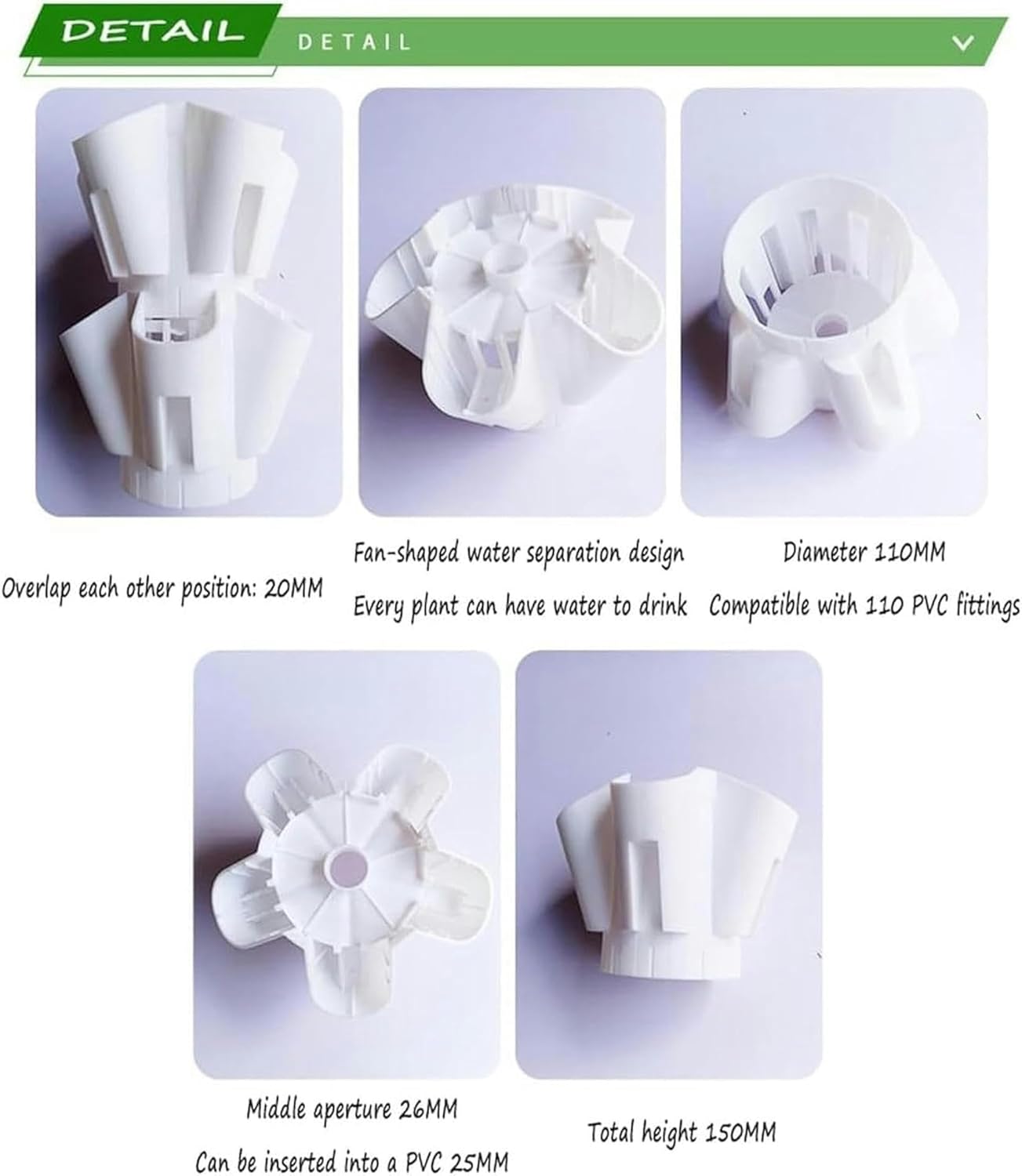 AMNOOL Hydroponics Growing System Tower Hydroponics Growing System Tower, 8 Layer/10 Layer/12 Layer, Indoor Herb Garden Kit Complete Herb Growing Set 0828