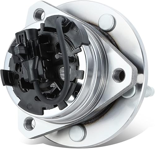 Auto Dynasty Conjunto de cubo de rodamiento de rueda delantera estilo fábrica con enchufe de sensor ABS compatible con Chevy Cobalt HHR Malibu