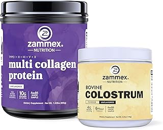 Zammex Multi Collagen Peptides+Bovine Colostrum Powder