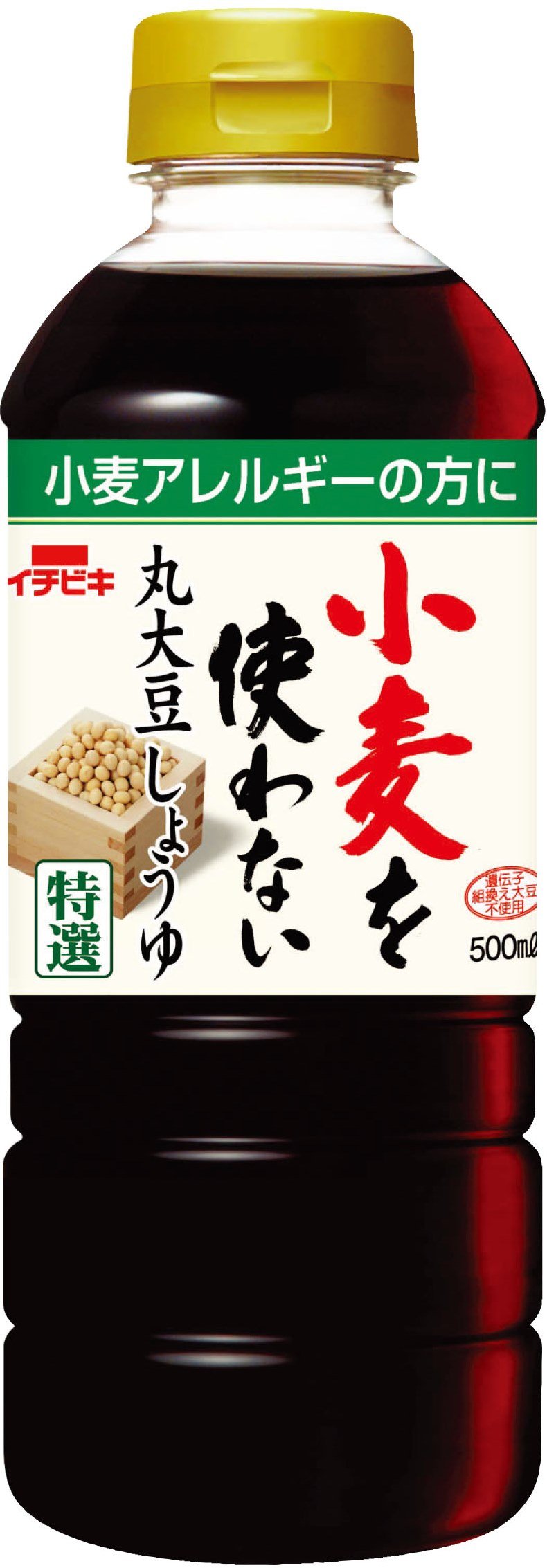 【 公式 】イチビキ 小麦を使わない丸大豆しょうゆ 500ml×2本 グルテンフリー 小麦不使用 醤油