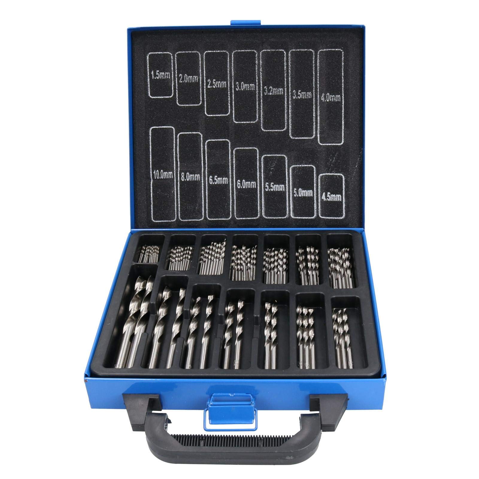 Punte HSS da Bit impostato le dimensioni metriche 1.5mm - 10mm 99pcs acciaio/Legno/Plastica A627