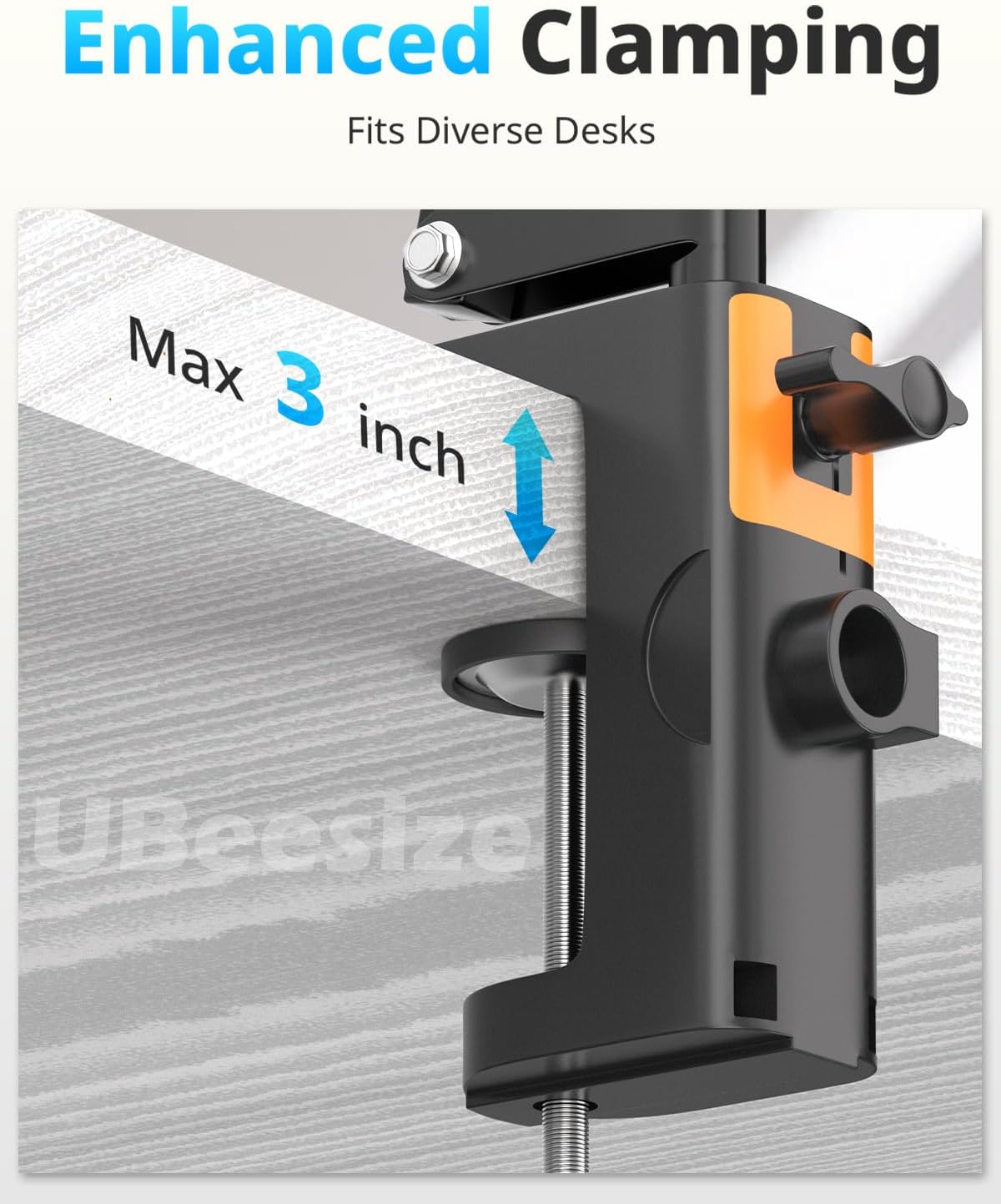 UBeesize Overhead Phone Mount, Flexible Webcam Arm with Phone Holder and Ball Head, Overhead Tripod for Phone Drawing Live Streaming Cooking Flat Photography - Image 4