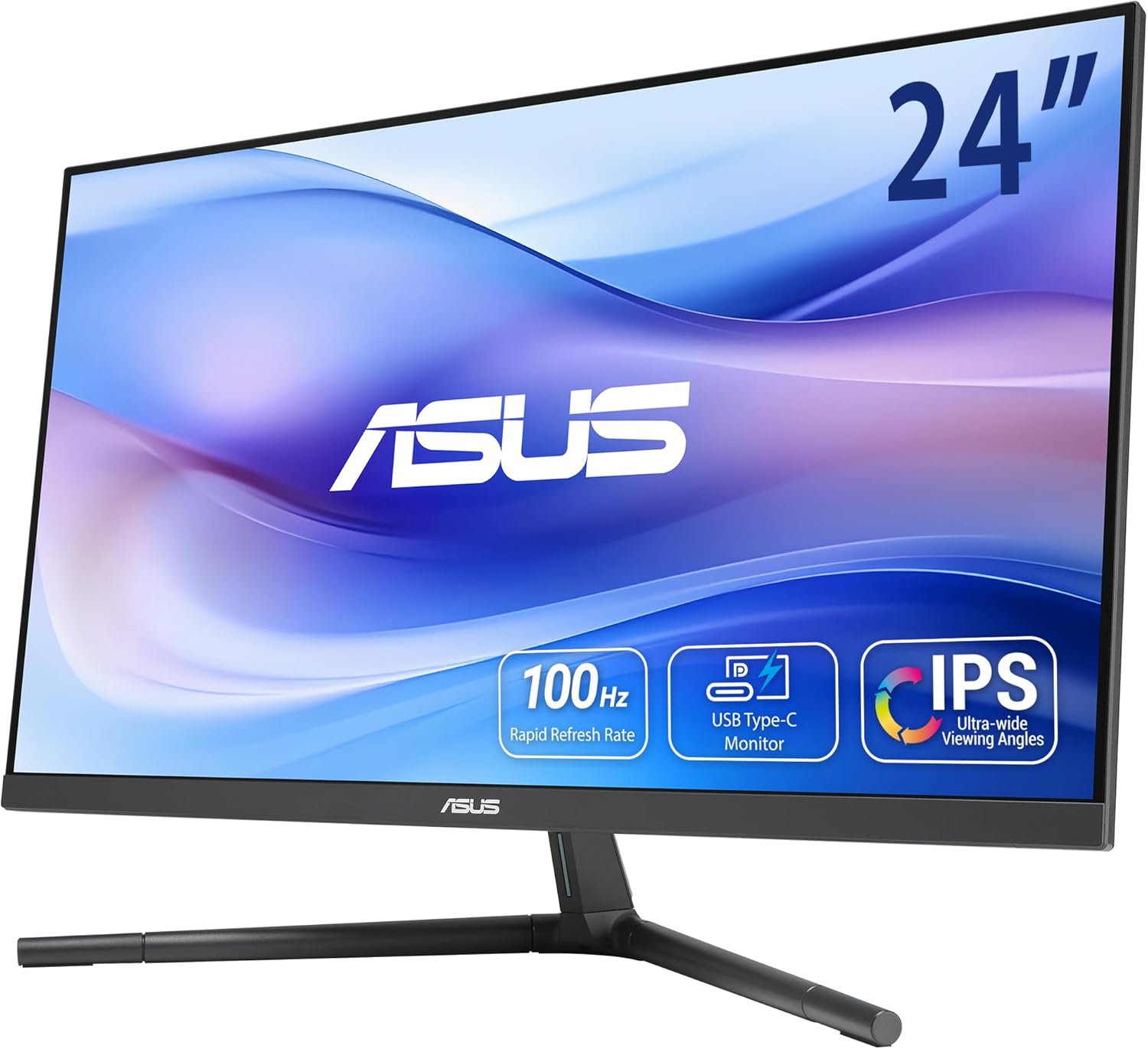 ASUS 24" EyeCare VU249CFE-B Gaming Monitor : Amazon.co.uk: PC & Video Games