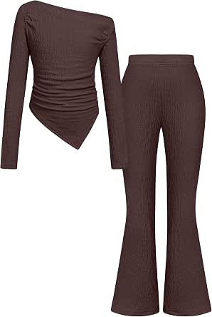 Girls 2-Piece Fall Outfit Casual Set for Ages 8-16