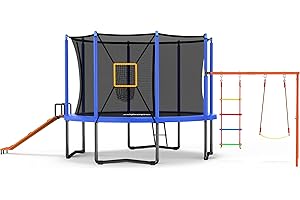 Zupapa Trampoline with Slide and Swing Set: The Ultimate Backyard Adventure