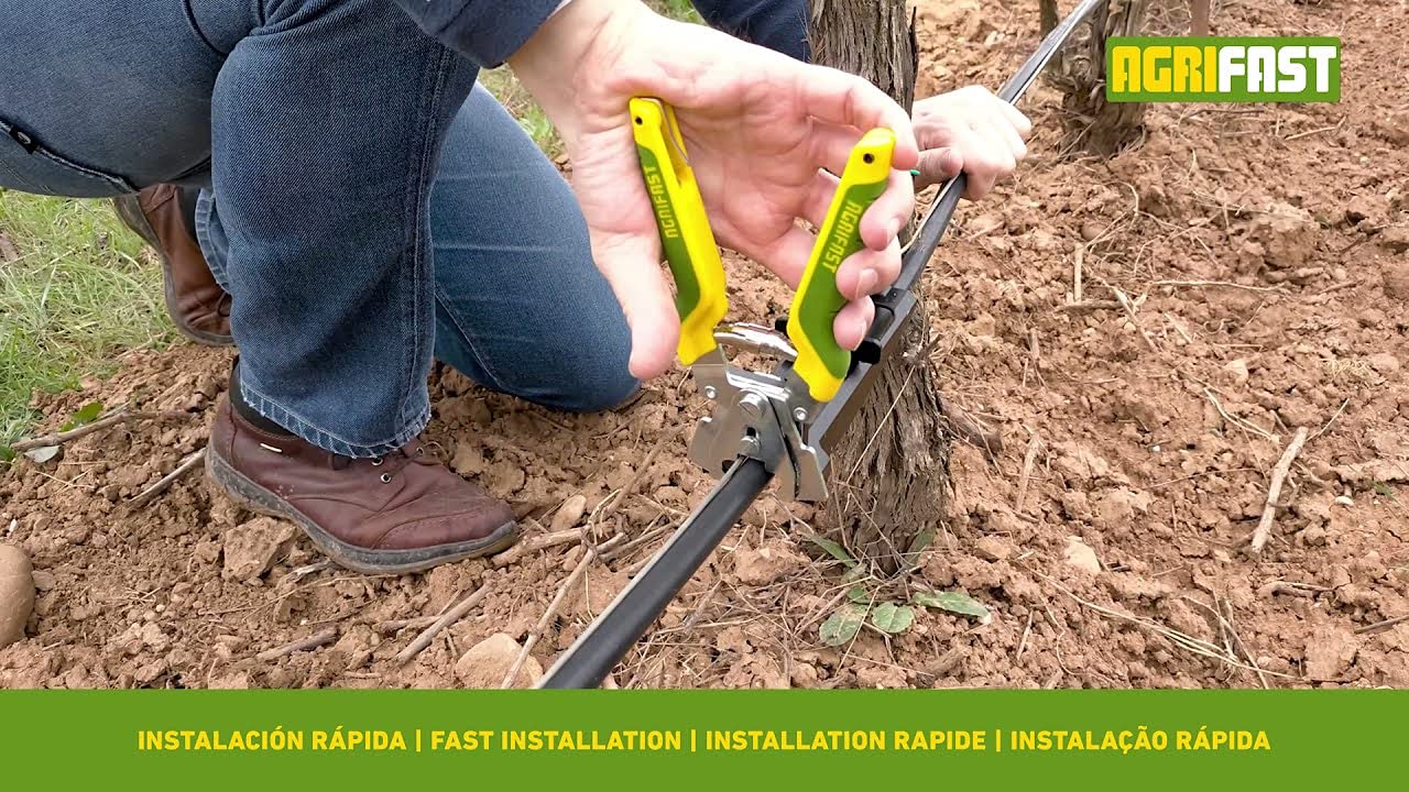 TODOCULTIVO Grapa Goteo Agrifast E-41. Grapa de Acero galvanizado para Tubo de 13-16mm. 1080uds.