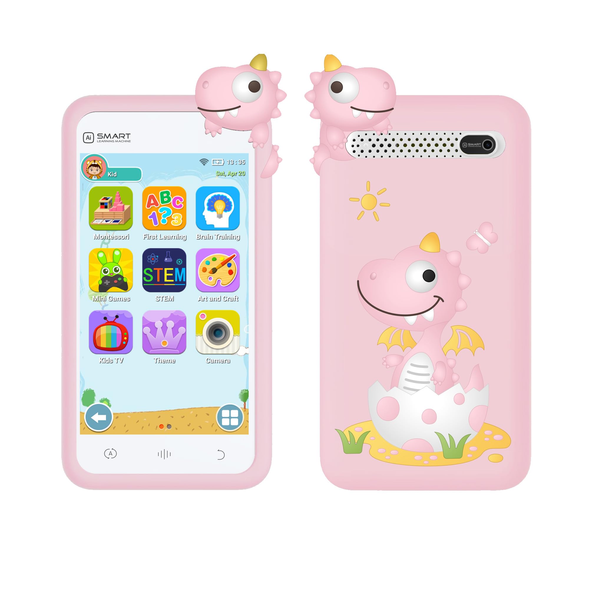 Kids Toys Phone, Girls Birthday Gifts for Kid Age 3-12, 3.97" Touchscreen Cell Phone, Smart Phone Learning Kids Phone, Games, Camera, Music Player, Girl Toys for Ages 3 4 5 6 7 8 9 Year Old (Pink)