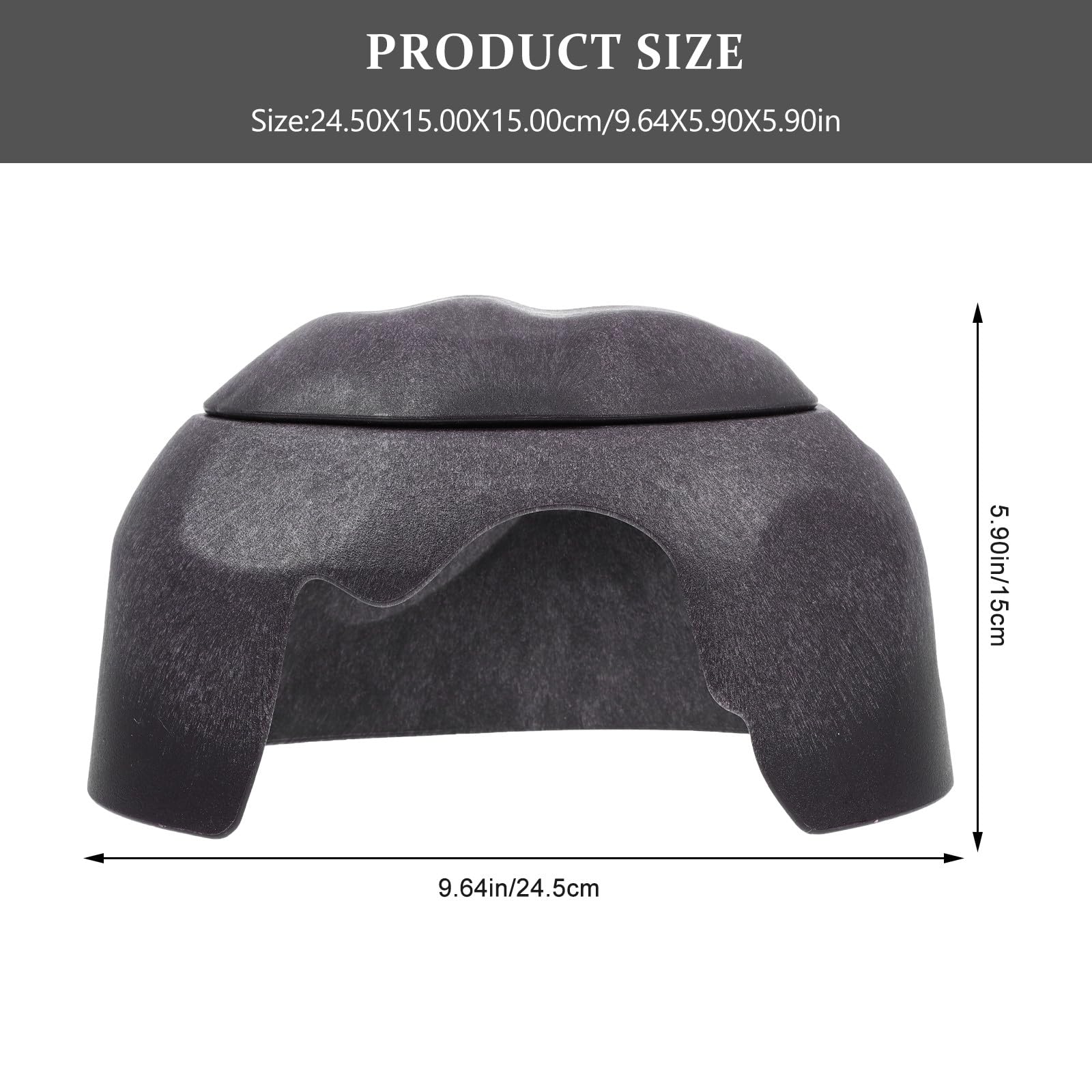 Cachette Humidifiant en Céramique Reptiles et Abri Plastique pour Décoration Naturel pour et Tortue Terrarium pour Aquarium et Habitat