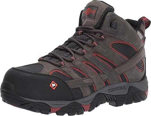 Merrell Botas de construcción Moab Vertex Mid impermeables con punta compuesta para hombre