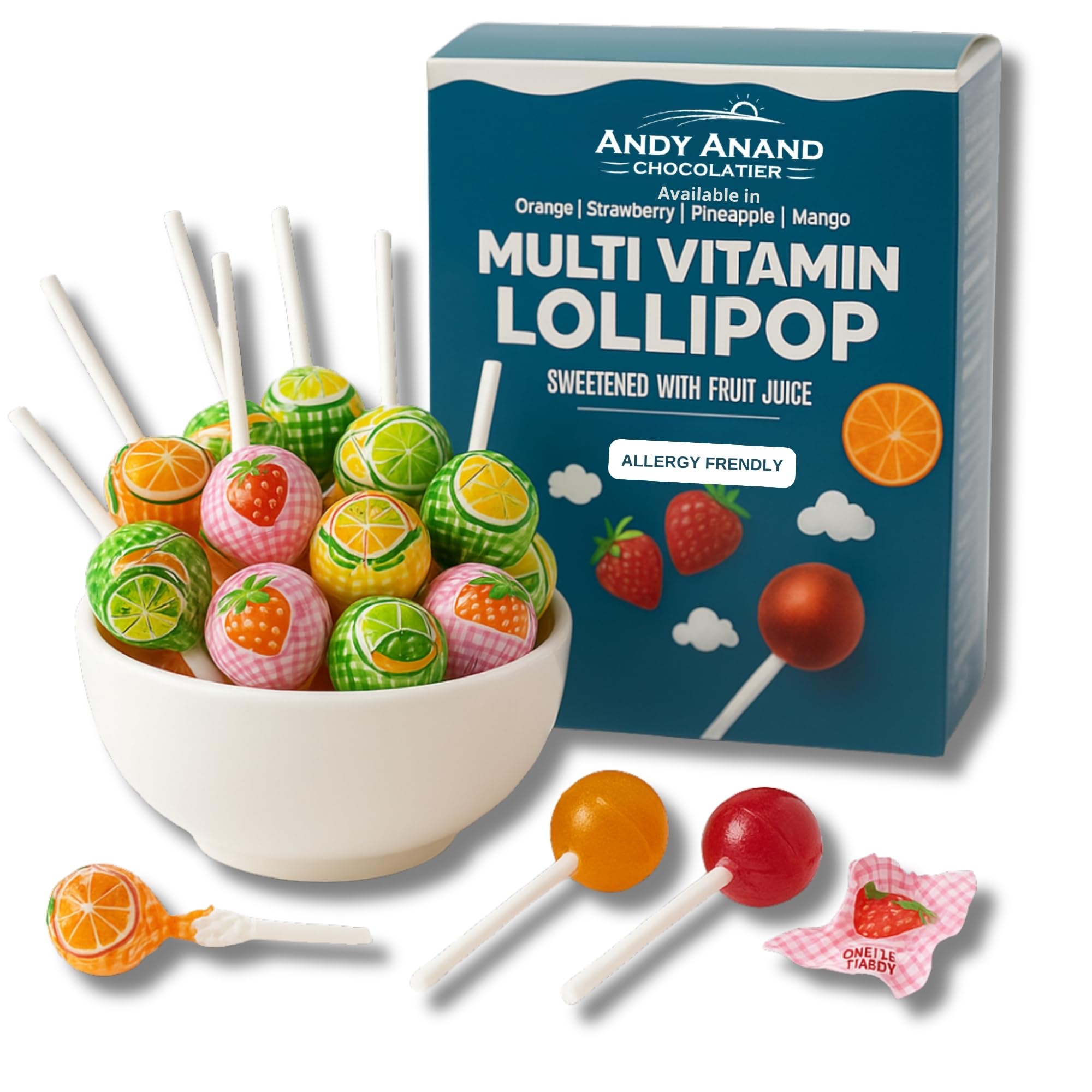 Amazon.com : ANDY ANAND CHOCOLATIER Gluten Free Lollipops with