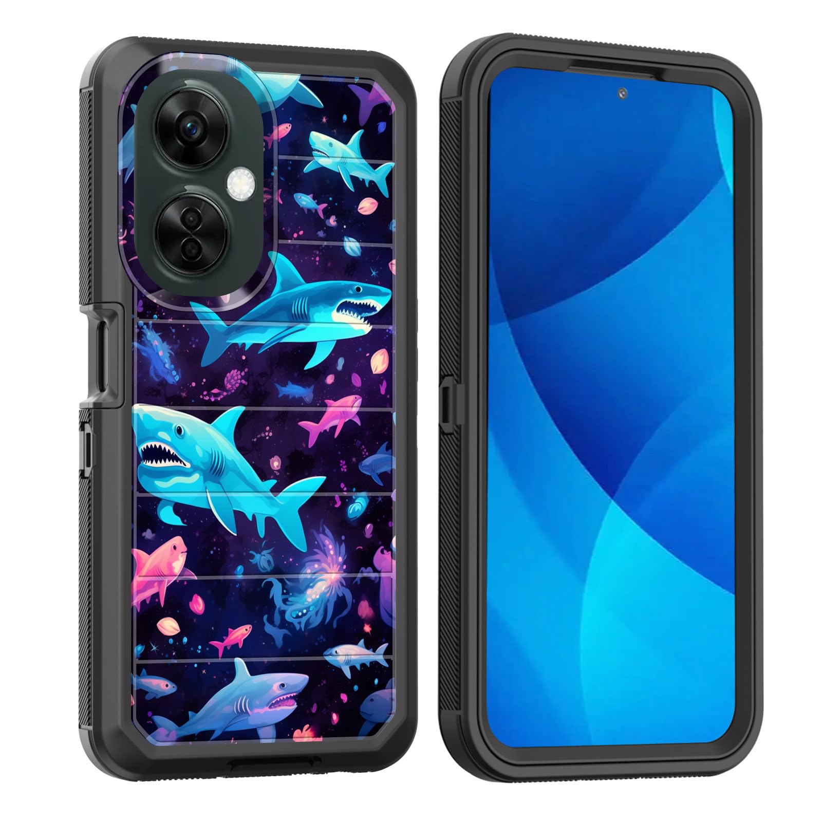 Funda para Oneplus Nord N30 5G/CE 3 Lite, cuerpo completo, a prueba de golpes, protección contra caídas, a prueba de polvo, resistente, 3 capas, militar, resistente, duradera, para Oneplus