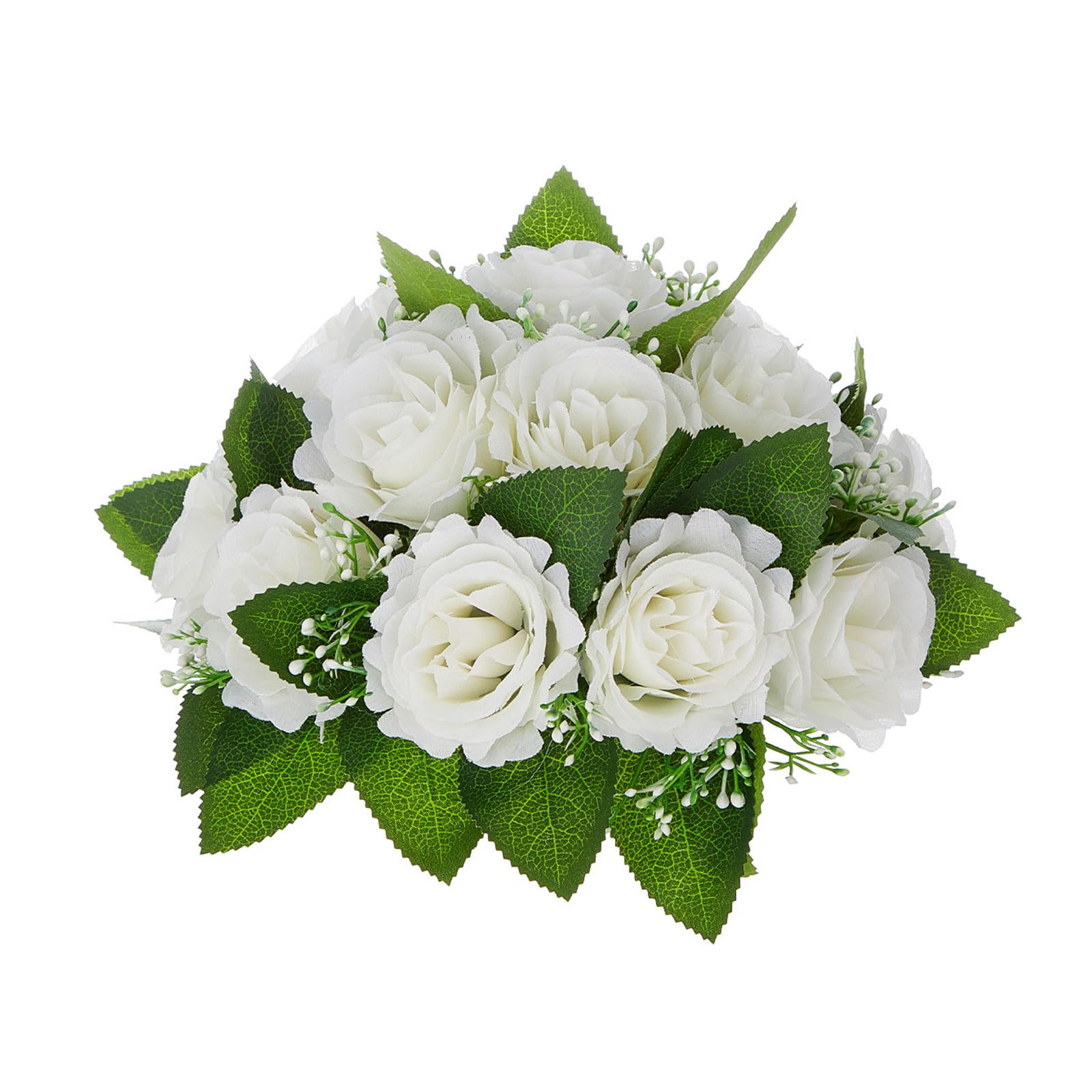 Tsophreniq Artificial Flower Ball Arrangement Flower Bouquets, Artificial Rose Flowers Ball for Wedding, Birthday, Valentines Day Wedding