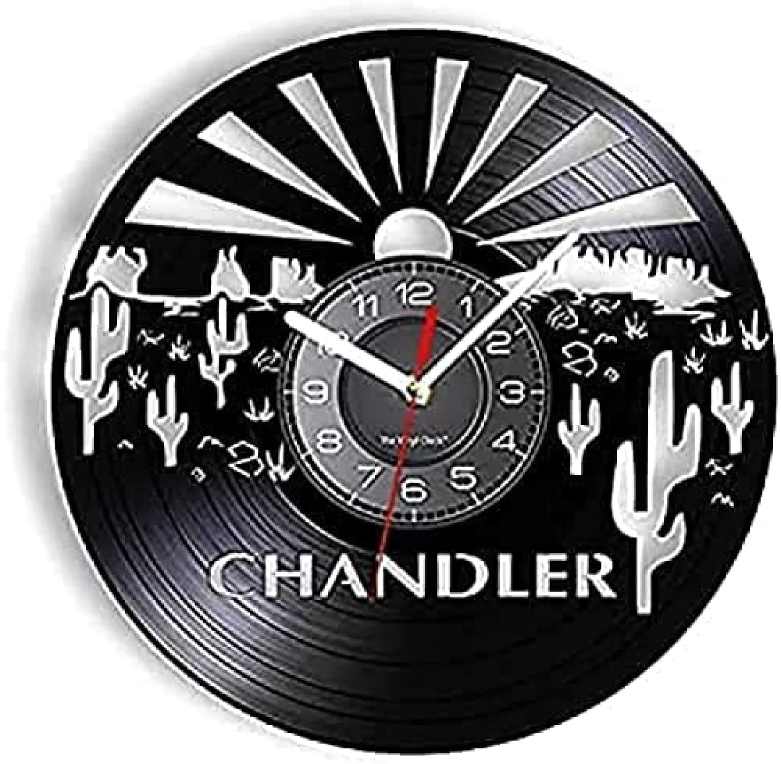 Horloge Murale Agave Désert au Design Cactus et Plantes
