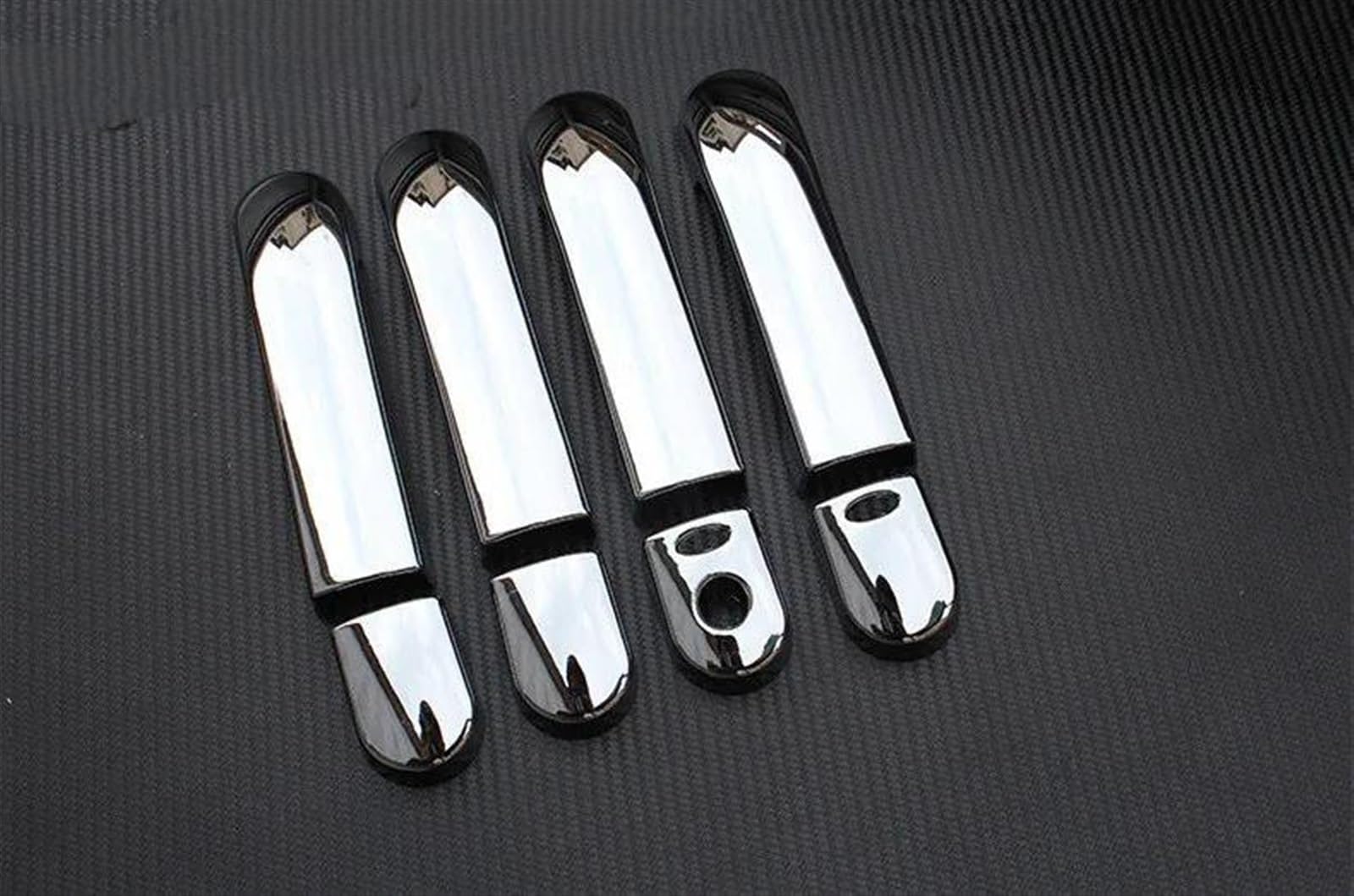 Csspdm Silver A Car Trim Exterior Door Handles Bowl Cover Protection Sticker For Nissan For March Micra K12 For Tiida C11 2003-2010(Silver A)