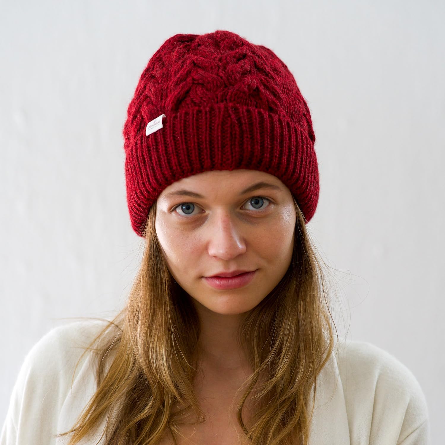 Beanie 100% Pure Baby Alpaca for Men and Women Winter Knitted hat - Image 2