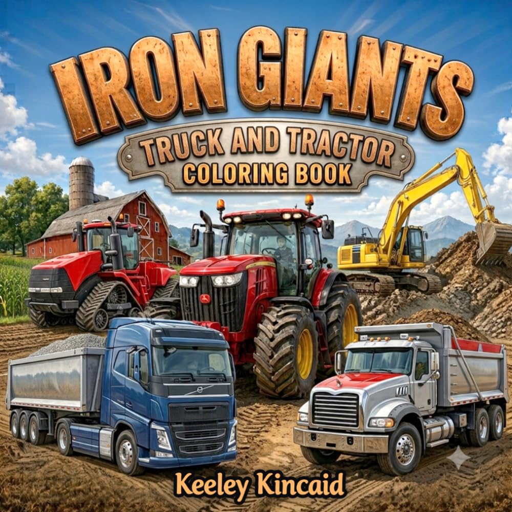 Iron Giants: Truck and Tractor Coloring Book