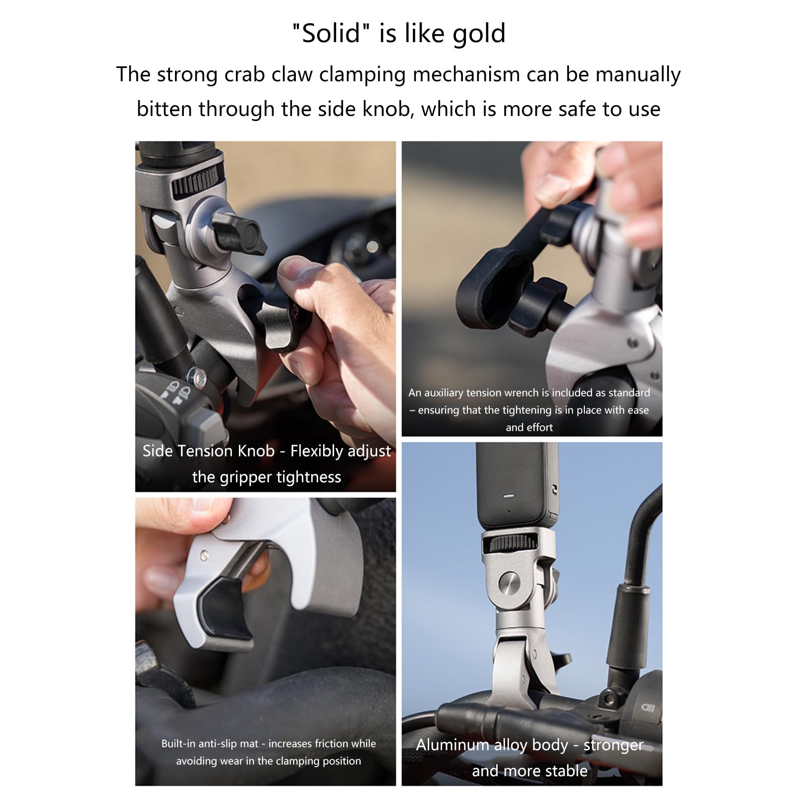 CHENZILIN Clamps Camera Clamp Mount Monitor 360 Adjustable Adapter with 1/4