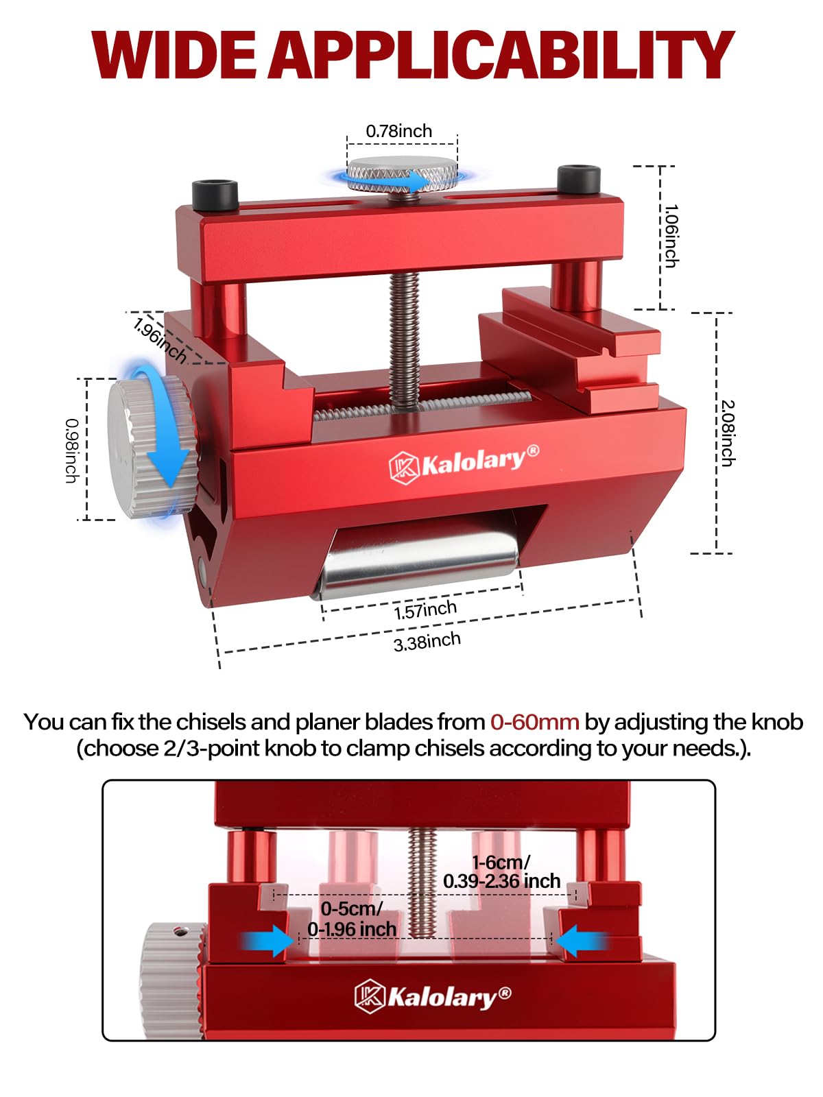 Kalolary 2 pietre Diamantate per Affilatura con Kit Affilatura Scalpelli