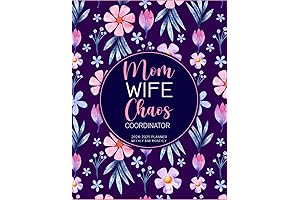 Mom Wife Chaos Coordinator: 2024-2025 Planner Weekly and Monthly