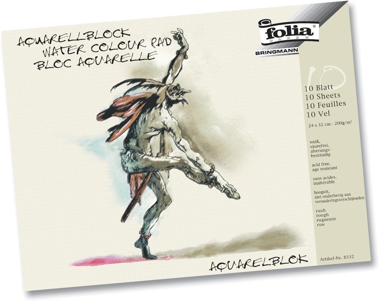 Folia Bring or Man 8333 Water Colour Pad 10 Sheets